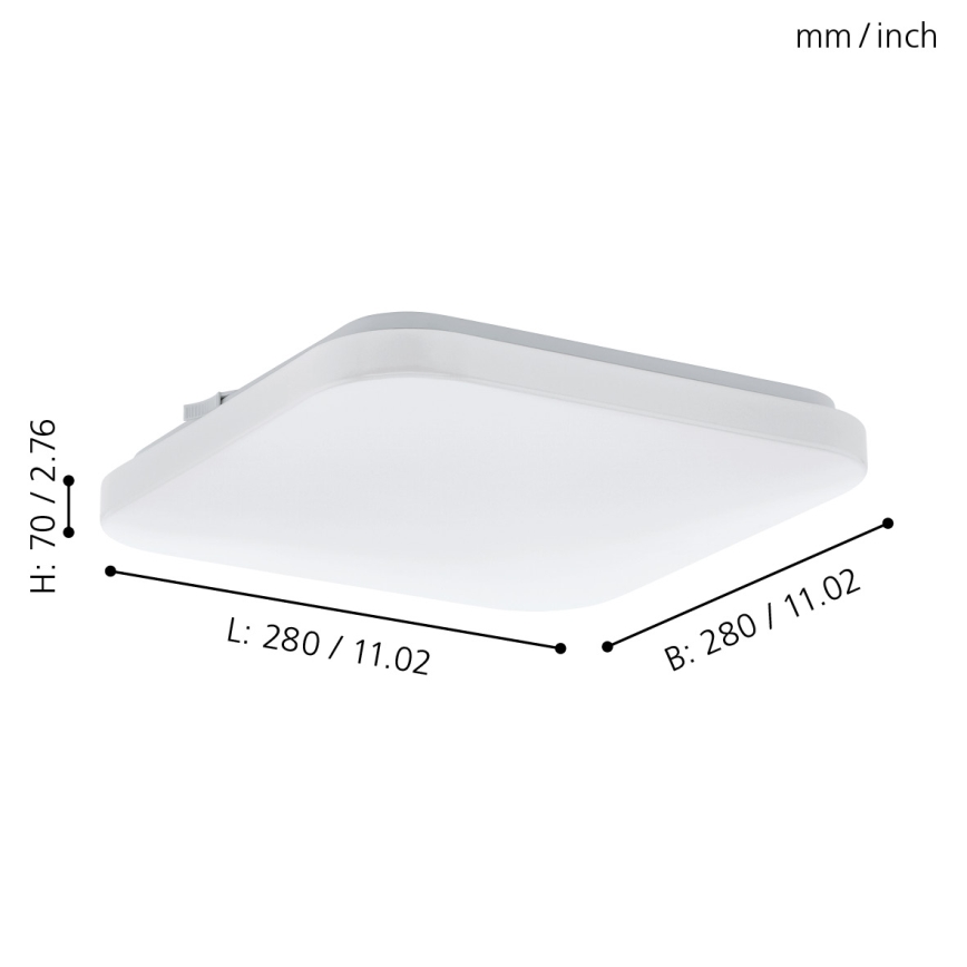 Eglo - Luz de teto LED LED/11,5W/230V