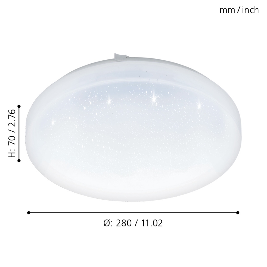 Eglo - Luz de teto LED LED/11,5W/230V