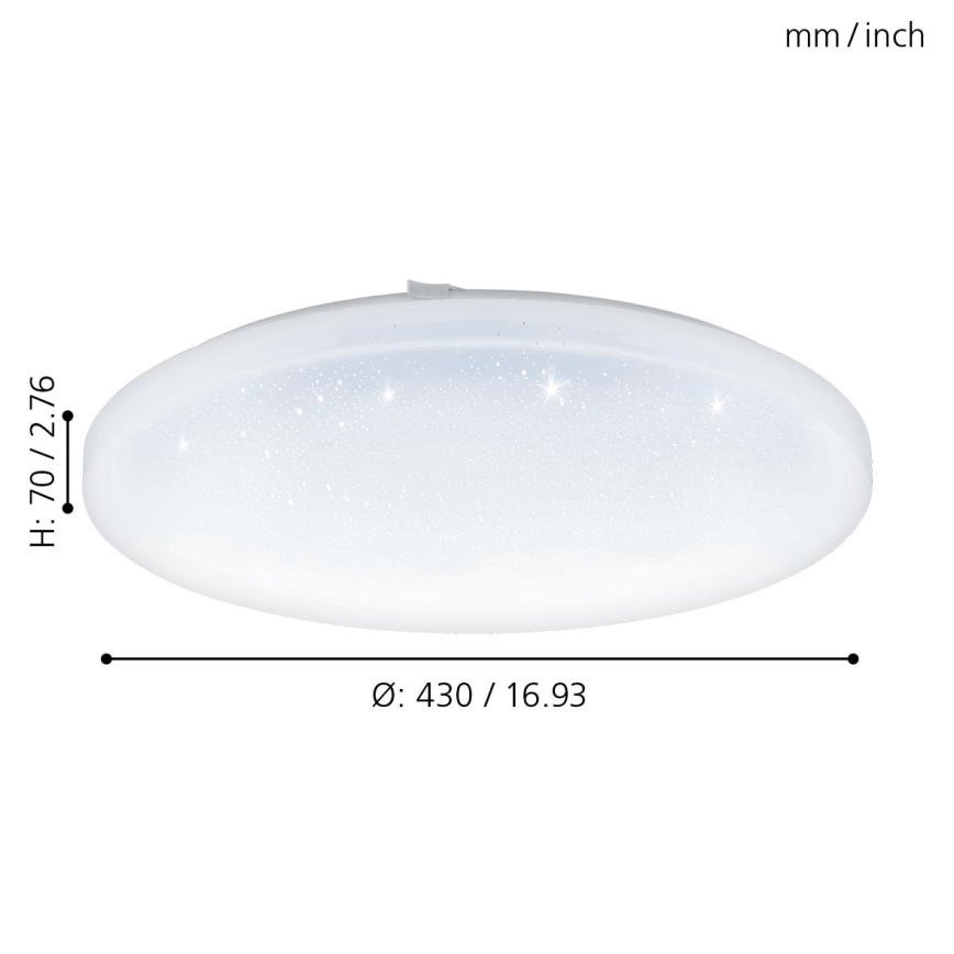 Eglo - Luz de teto LED LED/33,5W/230V