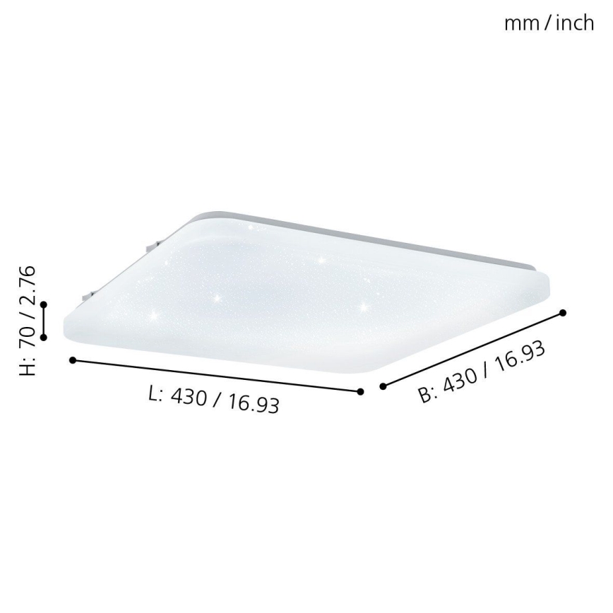 Eglo - Luz de teto LED LED/33,5W/230V