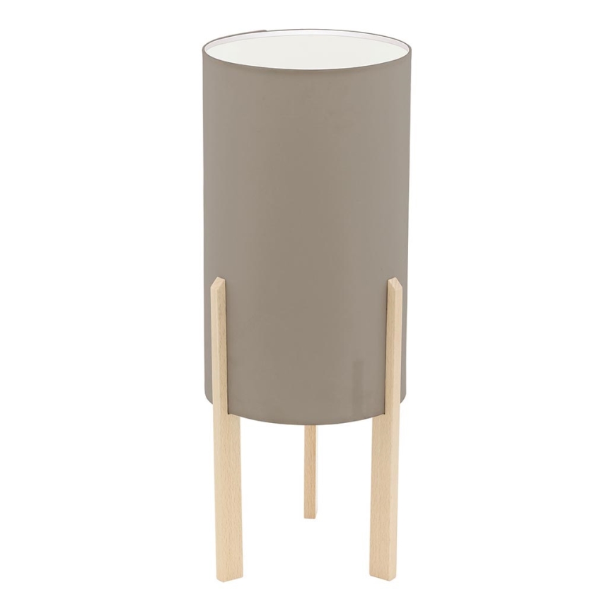 Eglo 97893 - Lâmpada de mesa CAMPODINO 1xE27/60W/230V altura 400mm castanho