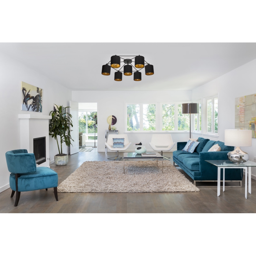 Eglo - Candelabro integrado 7xE27/40W/230V