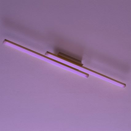 Eglo - Candelabro fixo LED RGB com regulação FRAIOLI-C 2xLED/17W/230V