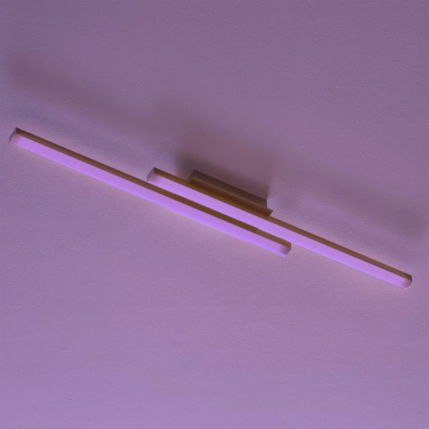 Eglo - Candelabro fixo LED RGB com regulação FRAIOLI-C 2xLED/17W/230V