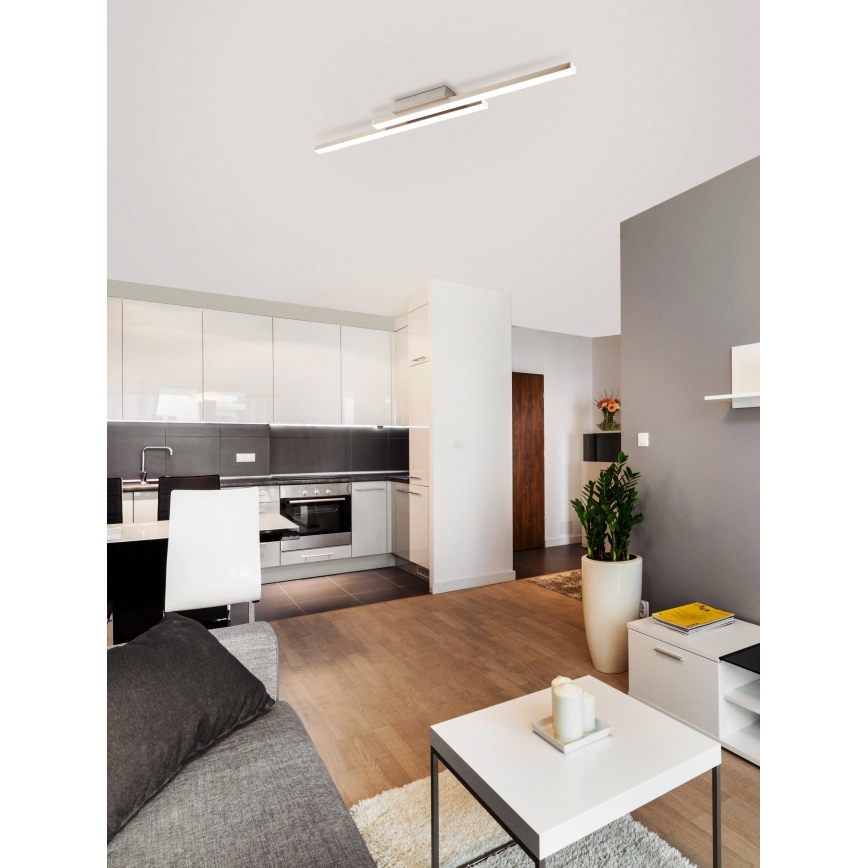 Eglo - Candelabro fixo LED RGB com regulação FRAIOLI-C 2xLED/17W/230V