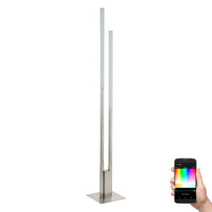 Eglo - Candeeiro de chão LED RGB com regulação FRAIOLI-C 2xLED/17W/230V