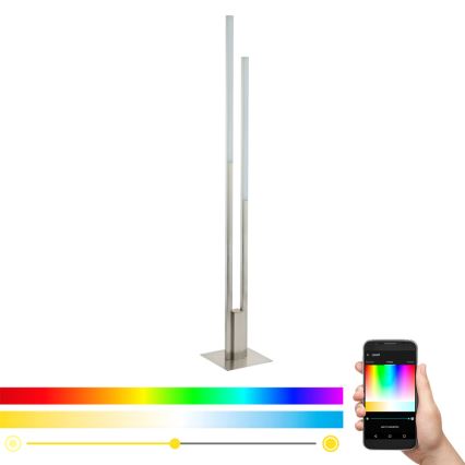Eglo - Candeeiro de chão LED RGB com regulação FRAIOLI-C 2xLED/17W/230V