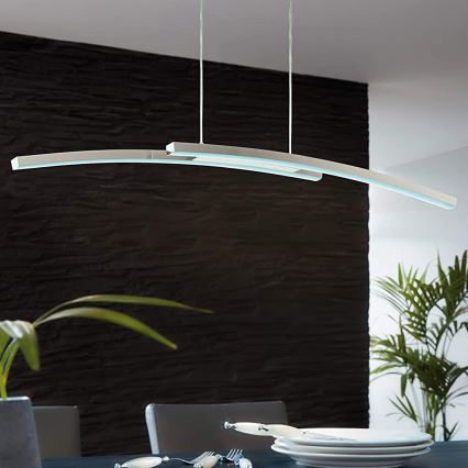 Eglo - Candelabro suspenso LED RGB com regulação FRAIOLI-C 2xLED/17W/230V