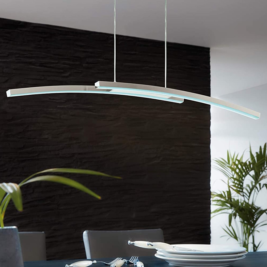 Eglo - Candelabro suspenso LED RGB com regulação FRAIOLI-C 2xLED/17W/230V