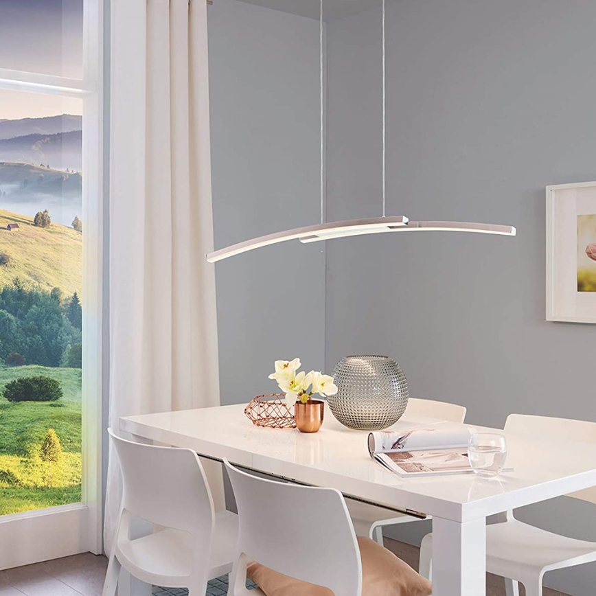 Eglo - Candelabro suspenso LED RGB com regulação FRAIOLI-C 2xLED/17W/230V