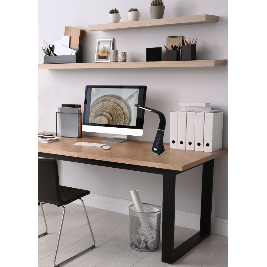 Eglo - Regulação Candeeiro de mesa LED LED/3,2W/230V preto antigo