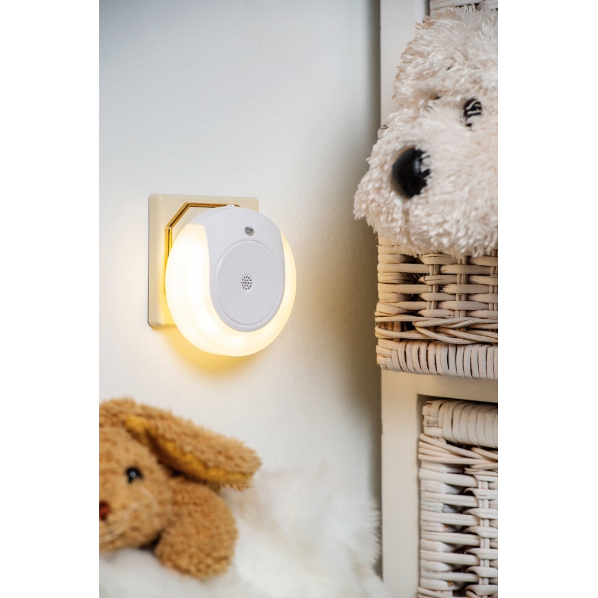Eglo - Iluminação noturna LED com sensor 2xLED/0,4W/230V 3000K