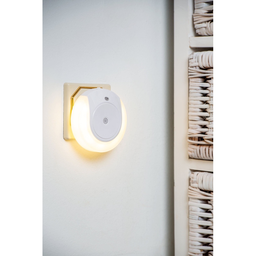 Eglo - Iluminação noturna LED com sensor 2xLED/0,4W/230V 3000K