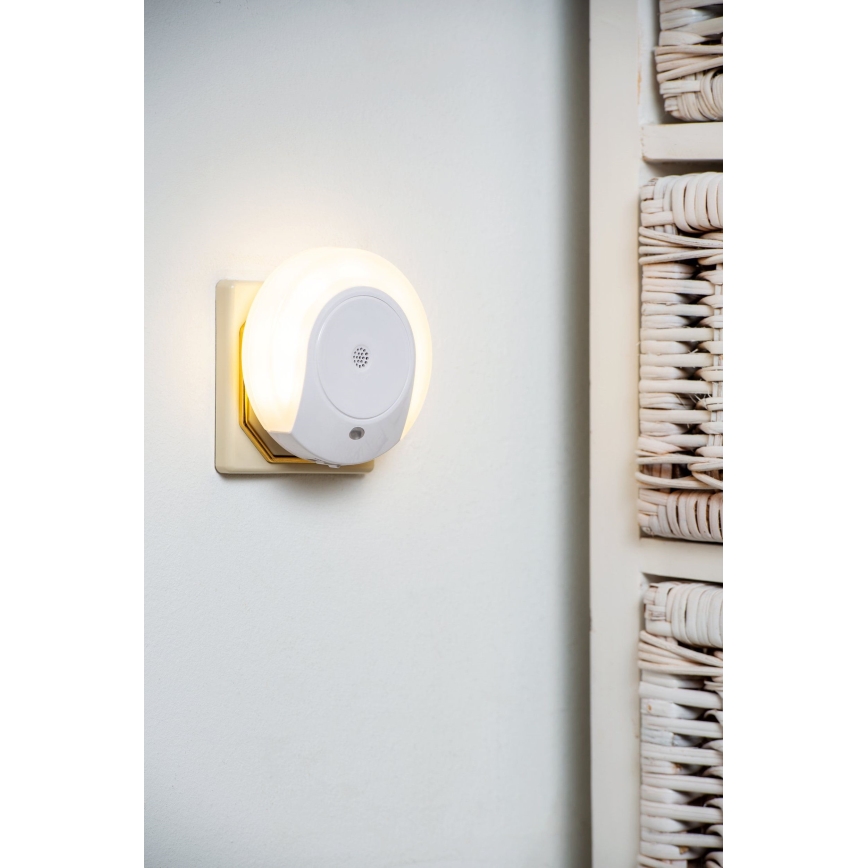 Eglo - Iluminação noturna LED com sensor 2xLED/0,4W/230V 3000K
