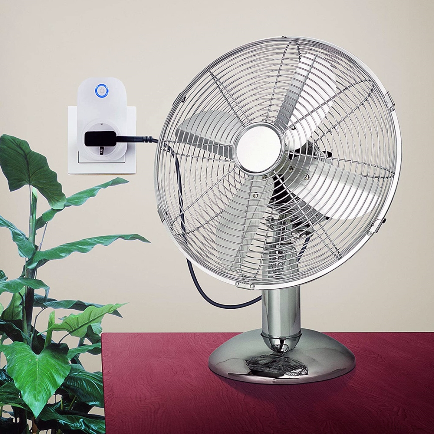 Eglo - Tomada inteligente Connect ficha PLUS 2300W SCHUKO Bluetooth