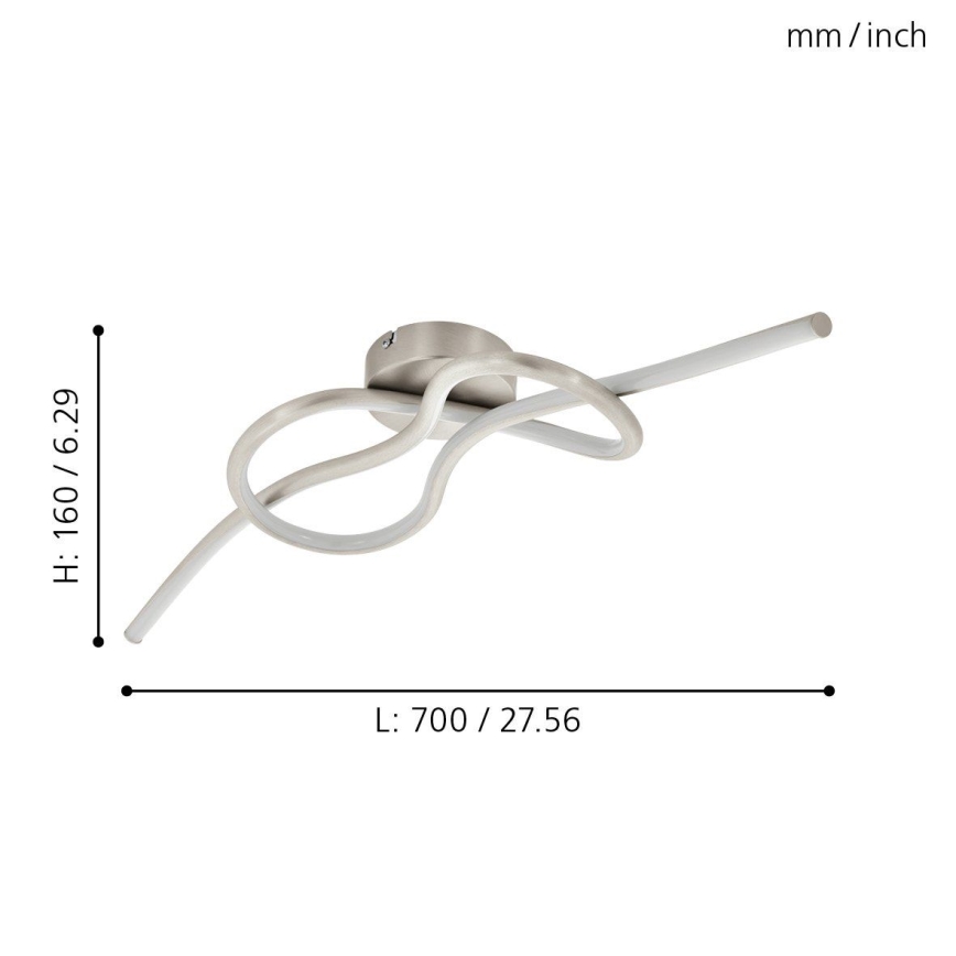 Eglo - Candelabro integrado LED LED/13W/230V