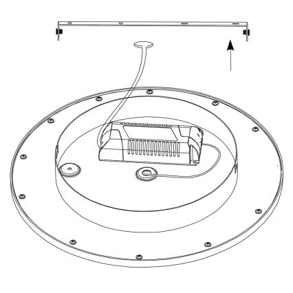 Eglo - Iluminação de teto LED RGBW SARSINA-C LED/16W/230V + controlo remoto