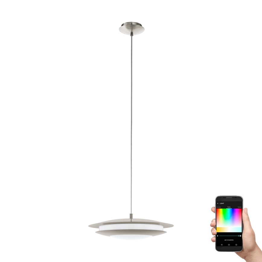 Eglo 98043 - Candelabro suspenso LED RGBW com regulação MONEVA-C LED/18W/230V