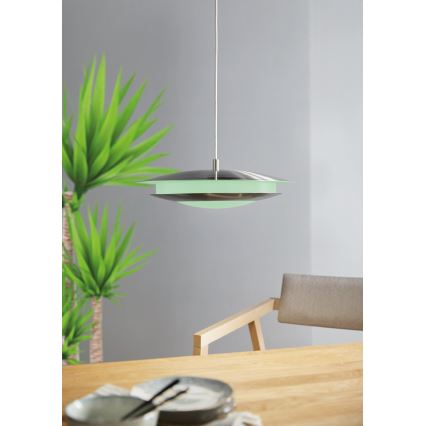 Eglo 98043 - Candelabro suspenso LED RGBW com regulação MONEVA-C LED/18W/230V