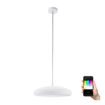 Eglo 98046 - Candelabro suspenso LED RGB com regulação RIODEVA-C LED/27W/230V