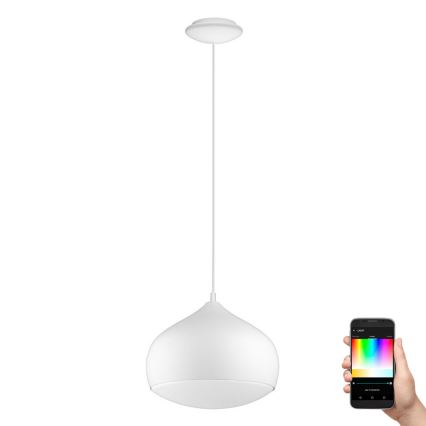 Eglo - Candelabro suspenso LED RGBW com regulação COMBA-C LED/18W/230V Bluetooth
