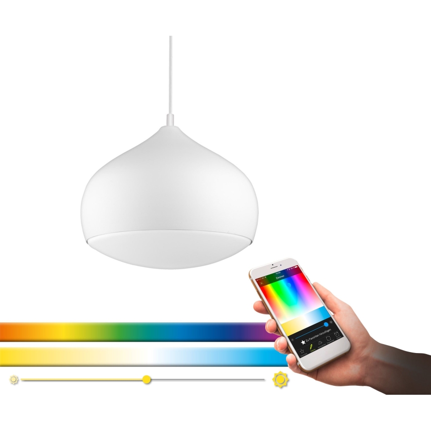 Eglo - Candelabro suspenso LED RGBW com regulação COMBA-C LED/18W/230V Bluetooth