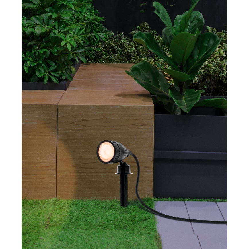Eglo 98052 - Candeeiro exterior LED RGB NEMA-C 1xGU10/5W/230V IP44