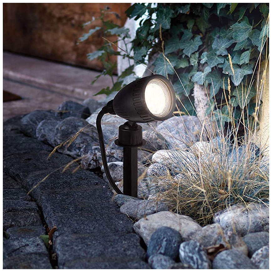 Eglo 98052 - Candeeiro exterior LED RGB NEMA-C 1xGU10/5W/230V IP44