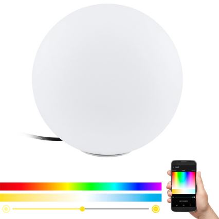 Eglo 98106 - Lâmpada exterior LED RGBW MONTEROLO-C 1xLED/9W/230V IP65 Ø390