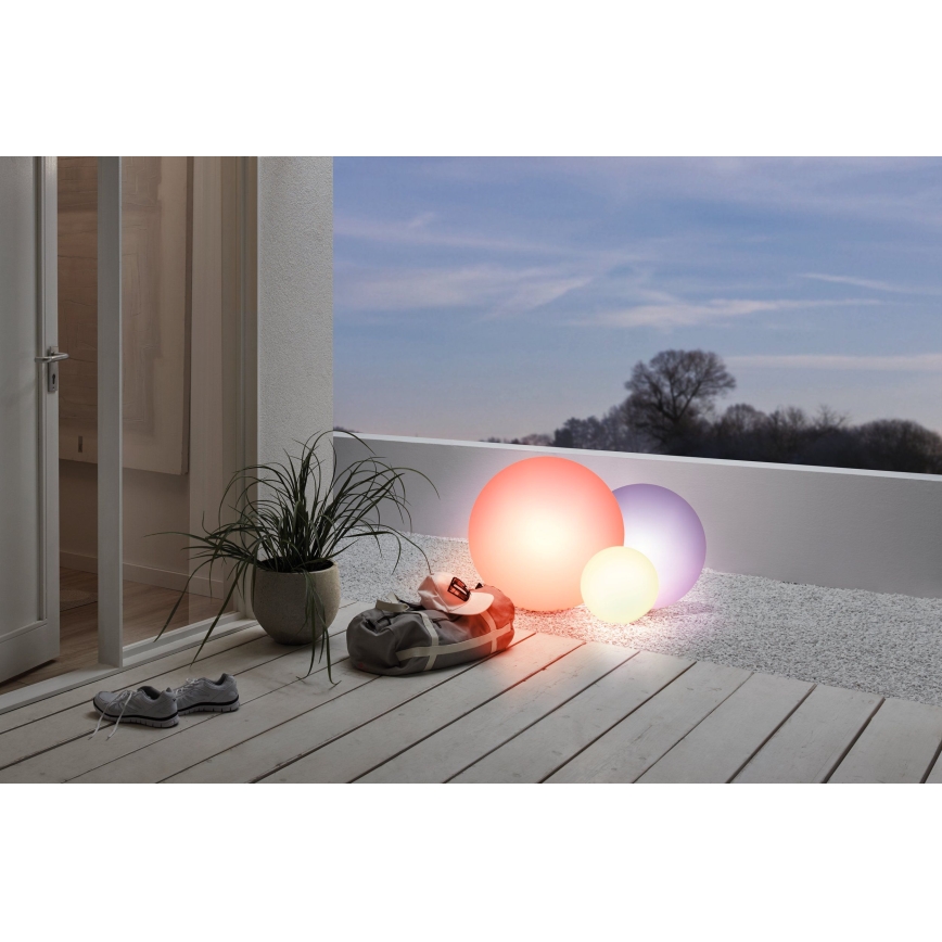 Eglo - Candeeiro de exterior RGBW LED MONTEROLO-C 1xLED/9W/230V IP65 ø600