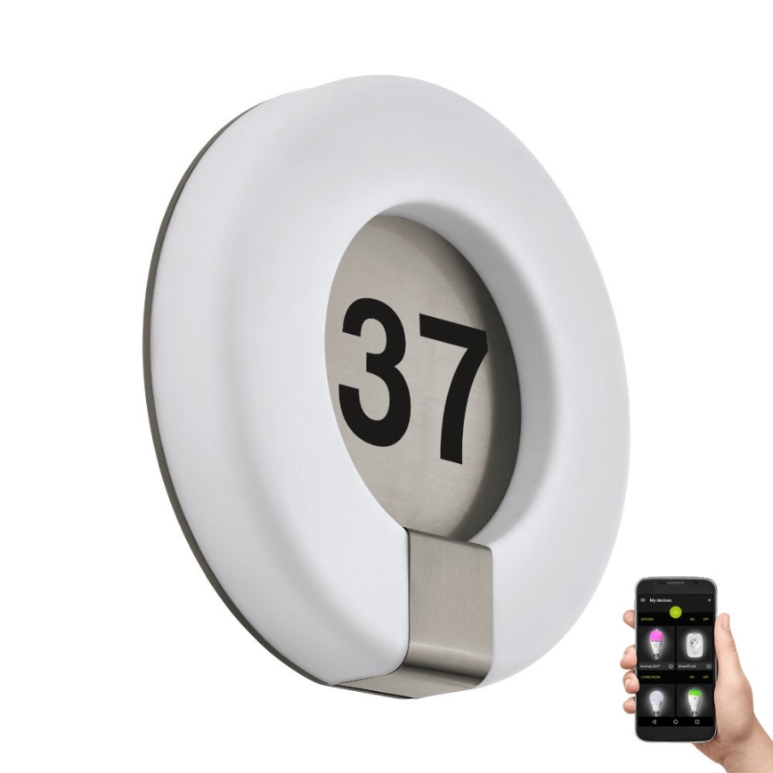 Eglo 98145 - LED Regulação casa number MARCHESA-C LED/15W/230V IP44