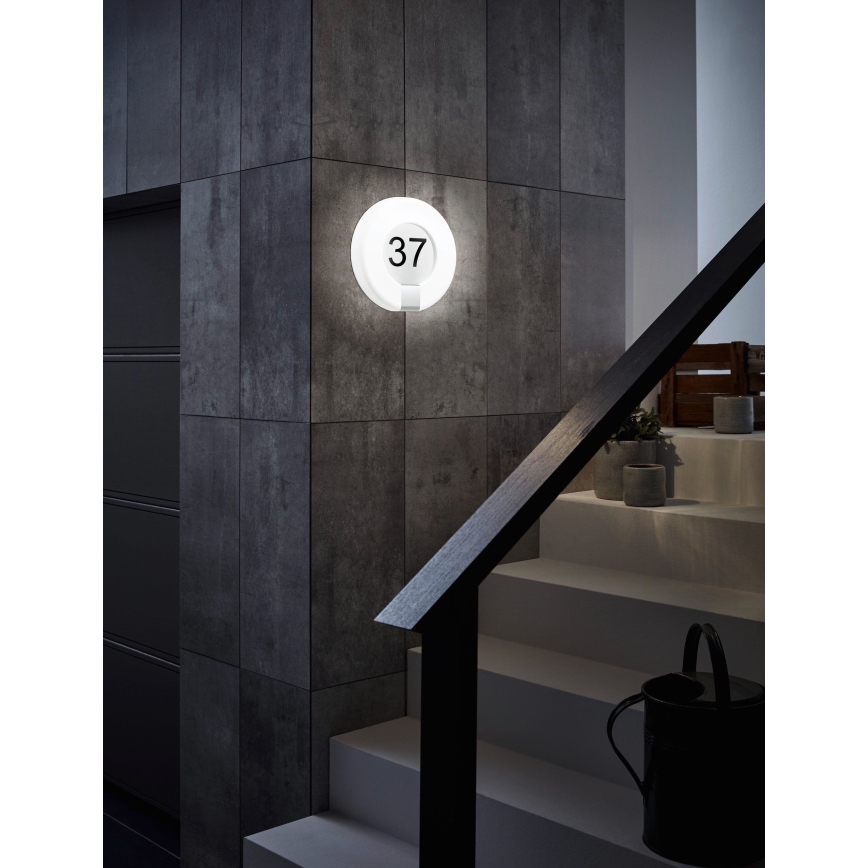 Eglo 98145 - LED Regulação casa number MARCHESA-C LED/15W/230V IP44