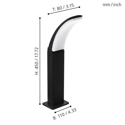 Eglo - Candeeiro LED de exterior LED/11W/230V IP44