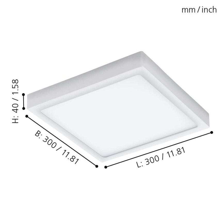Eglo - Iluminação exterior LED com regulação ARGOLIS-C LED/22W/230V Bluetooth IP44