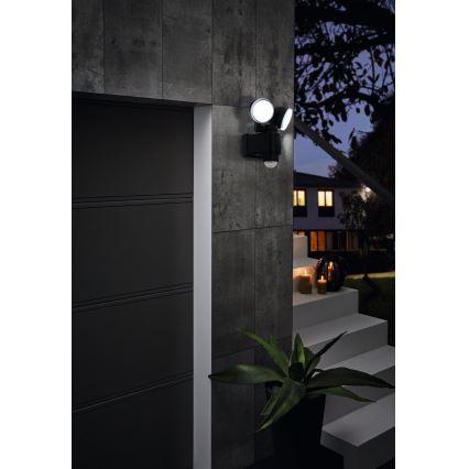 Eglo - Luz LED com sensor de exterior 2xLED/4W/4xLR1IP44