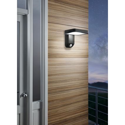 Eglo - Iluminação solar de parede LED com sensor LED/4,5W/3,7V IP44