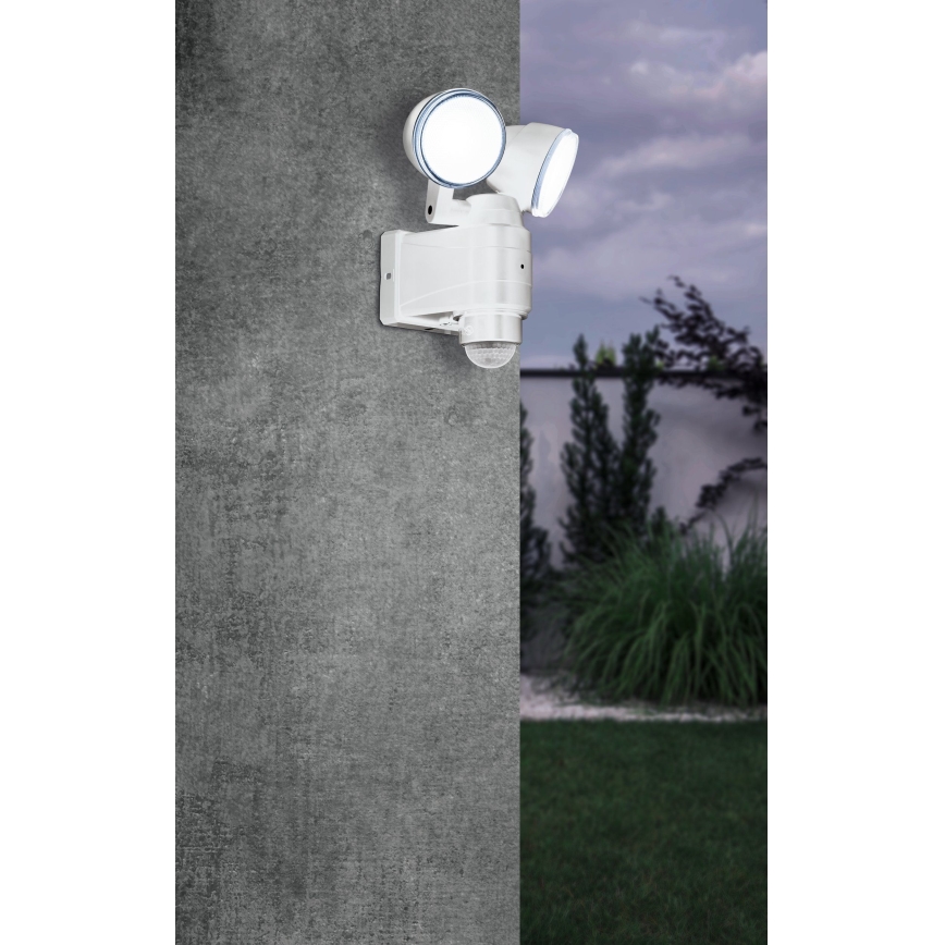 Eglo - Iluminação exterior LED com sensor 2xLED/4W/4xLR14 IP44