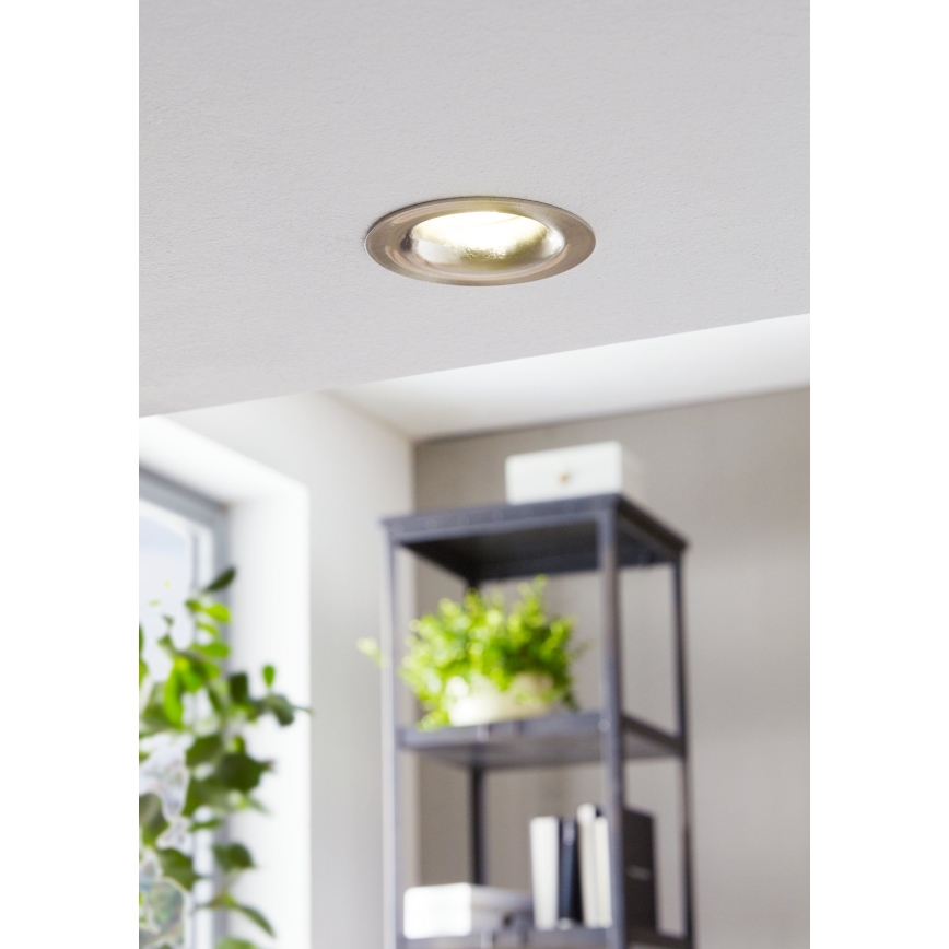 Eglo - Iluminação de teto embutida LED com regulação LED/6W/230V