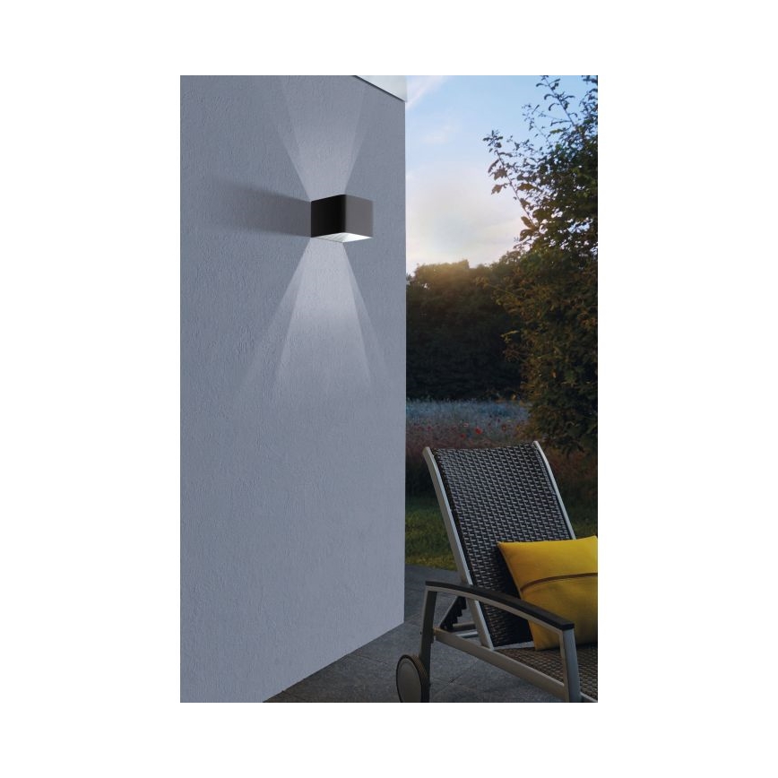 Eglo - Iluminação de parede exterior LED LED/6W/230V IP44