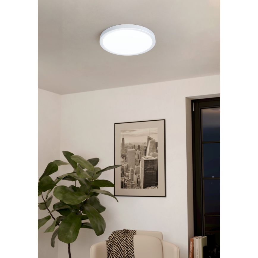 Eglo - Luz de teto fosca LED LED/20W/230V + RC