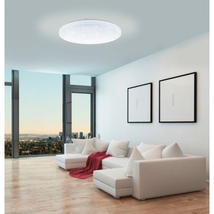 Eglo - Luz de casa de banho fosca LED LED/12W/230V IP4+ RC