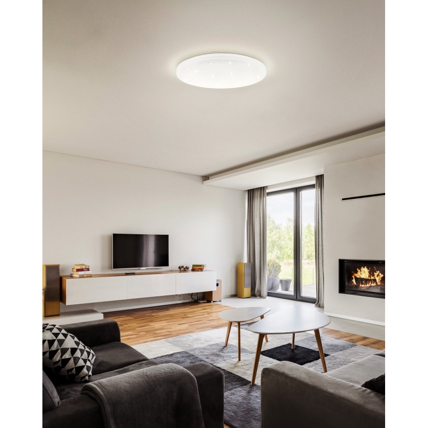 Eglo - Luz de casa de banho fosca LED LED/12W/230V IP4+ RC