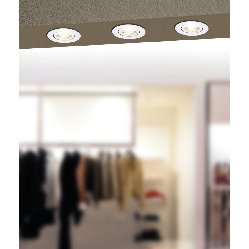 Eglo - Foco de encastrar LED com regulação LED/6W/230V