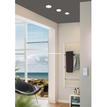 Eglo - Iluminação de teto embutida LED com regulação LED/6W/230V