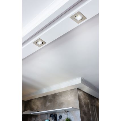 Eglo - Iluminação de teto embutida LED com regulação LED/6W/230V