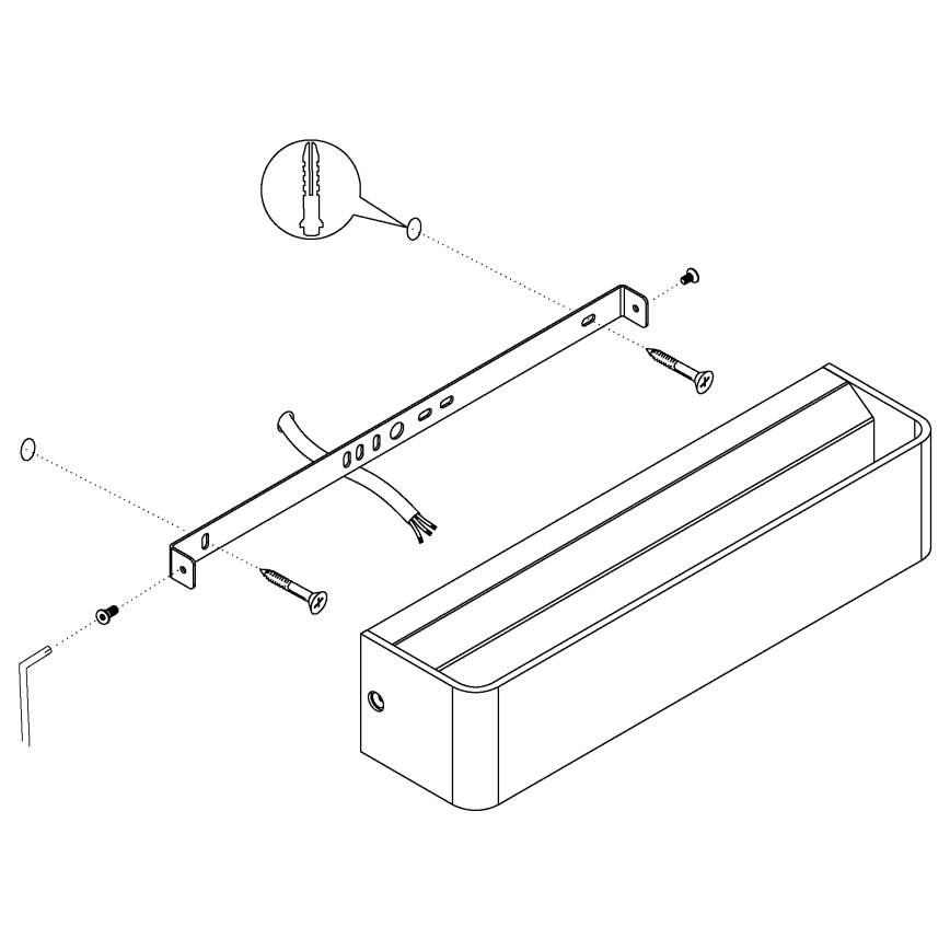 Eglo - Luz de parede LED LED/12W/230V
