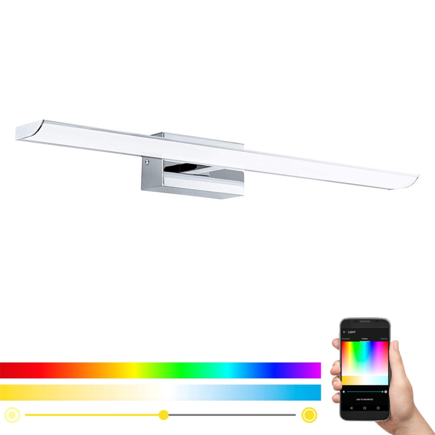 Eglo - Iluminação para casa de banho LED RGB regulável LED/15,6W/230V IP44 + comando