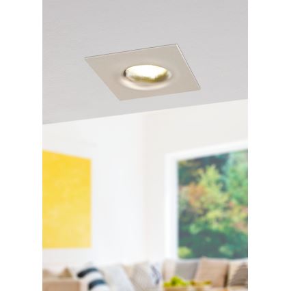 Eglo - Iluminação de teto embutida LED com regulação LED/6W/230V