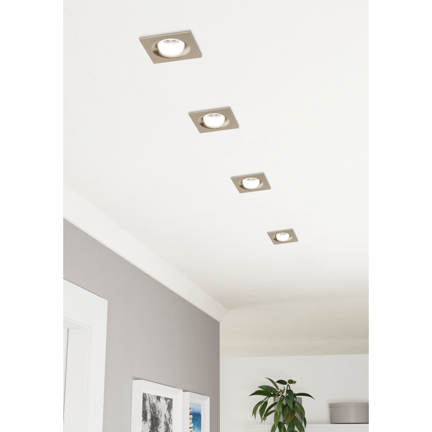 Eglo - Iluminação de teto embutida LED com regulação LED/6W/230V