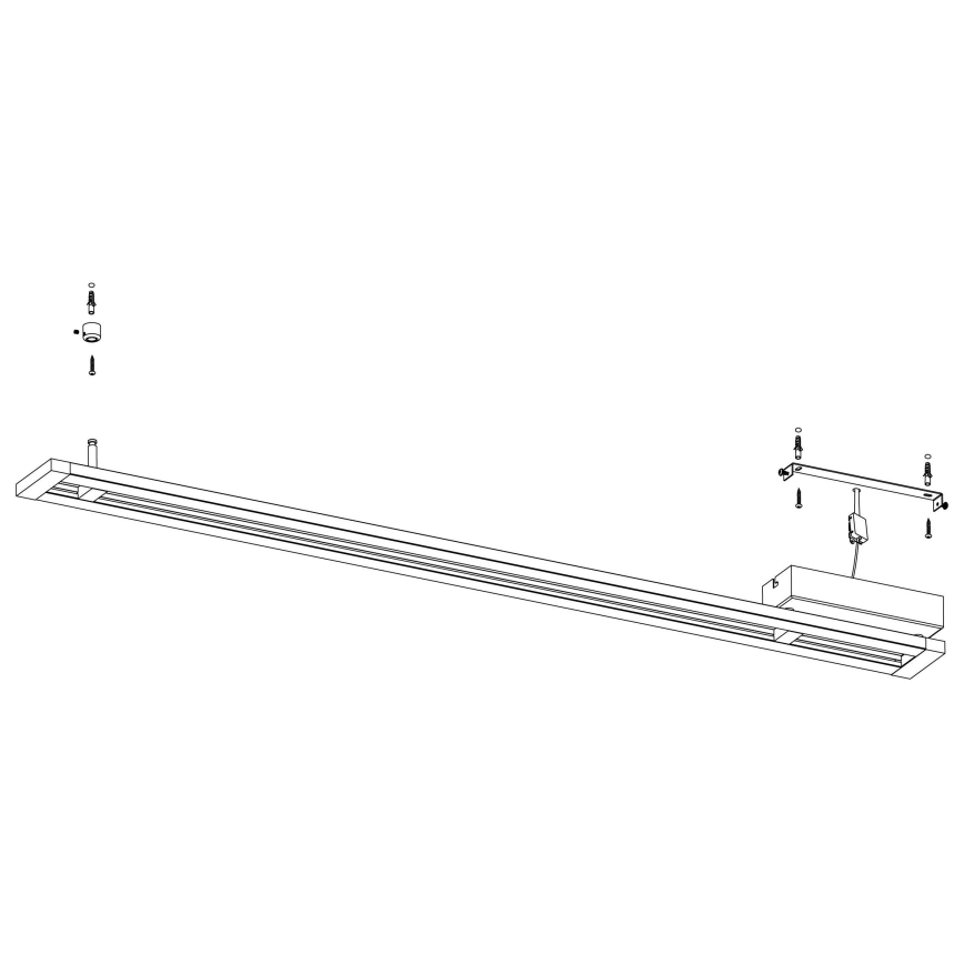 Eglo - Luz de teto fosca LED LED/27W/230V